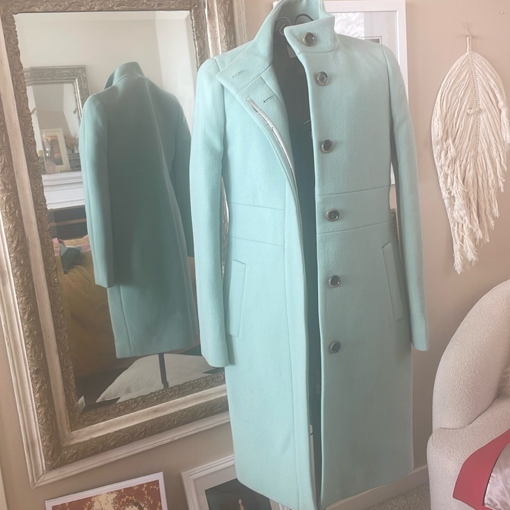 J.Crew Double Cloth Coat with Belt. Size 2.